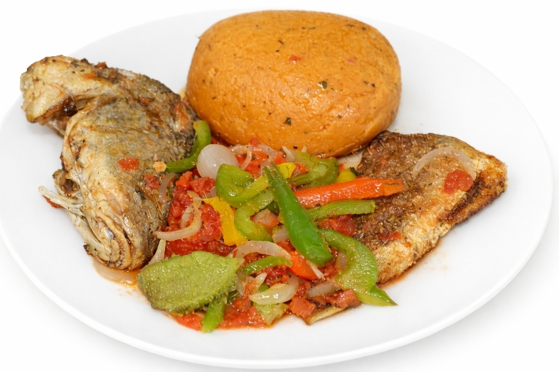 Riz Blanc & Poulet Frit