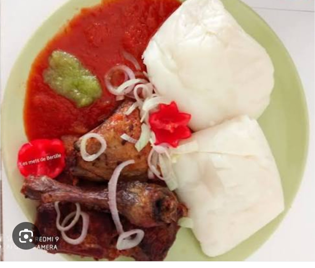 Igname Pilée & Sauce